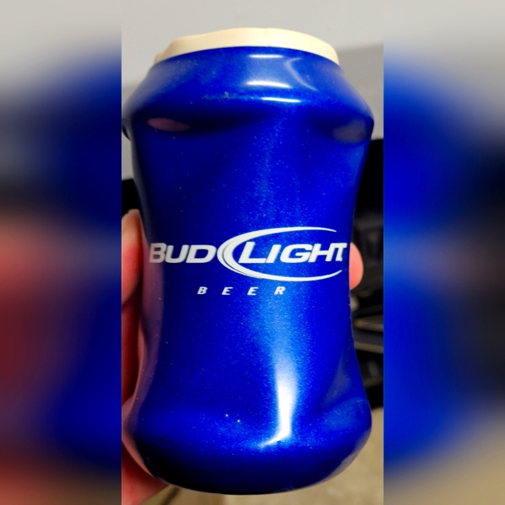 Vintage 90's Bud Light Tall Neck Bottle Koozie